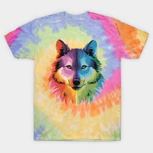 Tie Dye Wolf T-Shirt